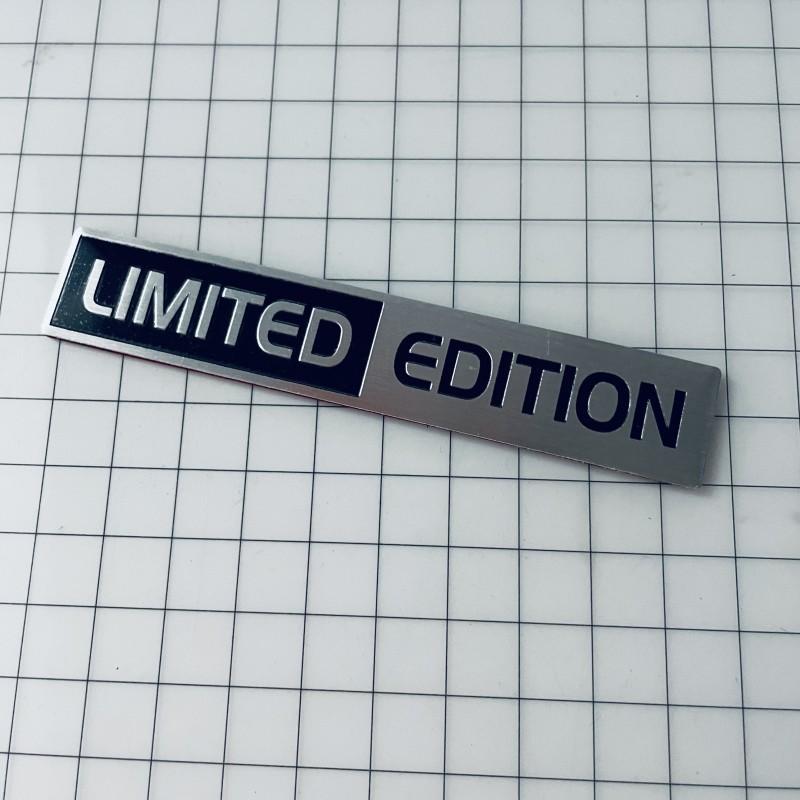 3D Aluminium Metal Silver Black Logo LIMITED EDITION Emblem Car Fender Badge Trunk Decal Special EDITION Stikcer Accessories