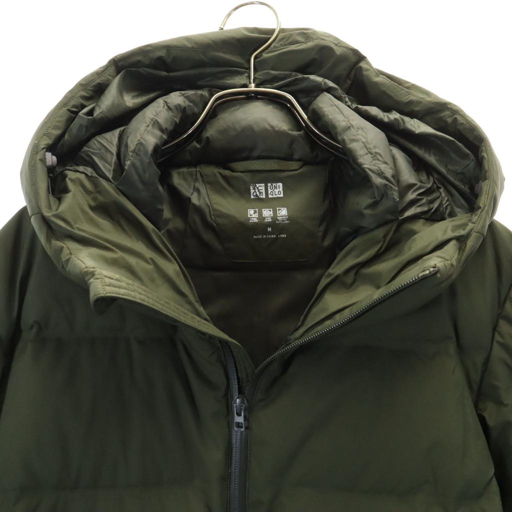 Uniqlo Nahtloser Daunenparka M Khaki Herren Gebraucht