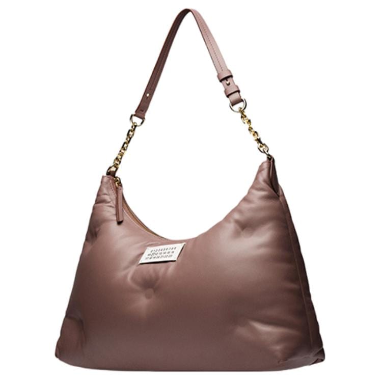 Maison Margiela Chain Leather Handbag Medium Women's Leather Pink SB3WG0020P4300T5071