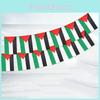 Colorful Palestine String Flags 20pcs 5 Meter Polyester Banners For Indoor Outdoor Use