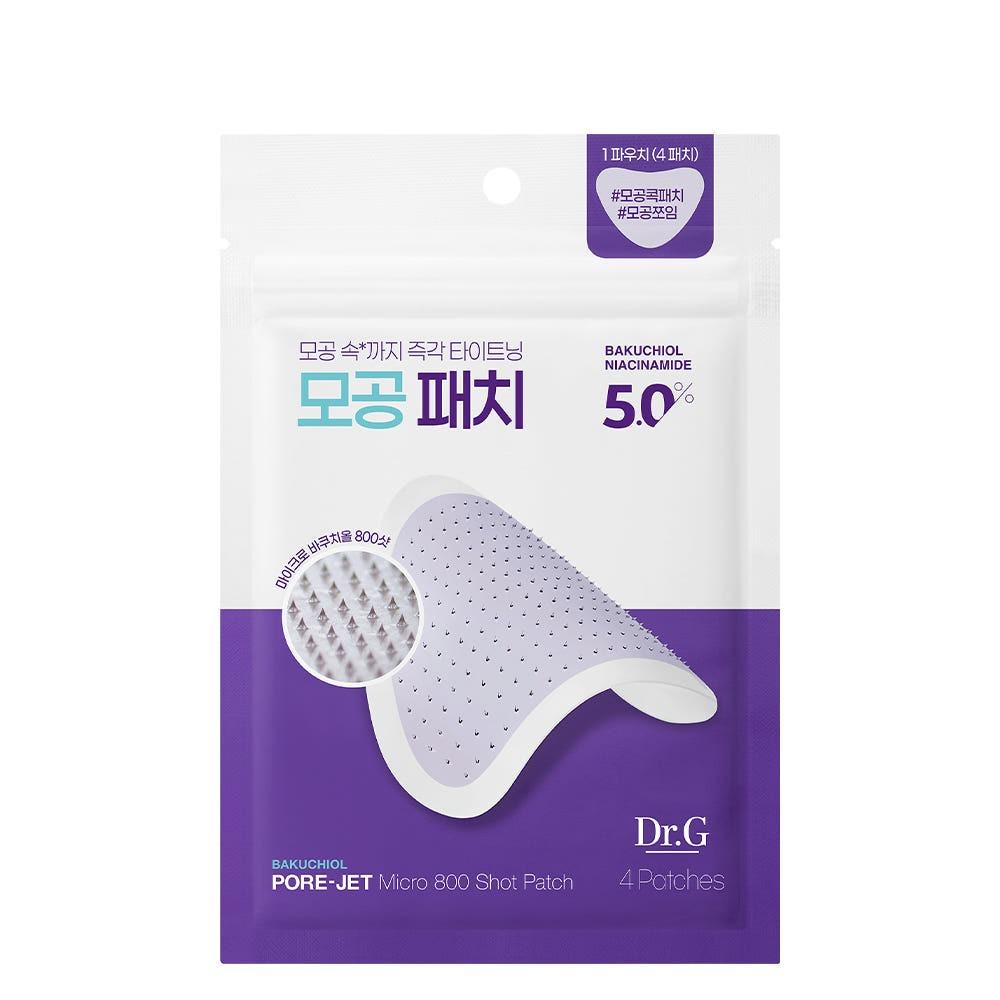 Dr.G Bakuchiol Porejet Micro 800 Shot Patch Porenpflege Straffend 19g (4 Aufnäher)