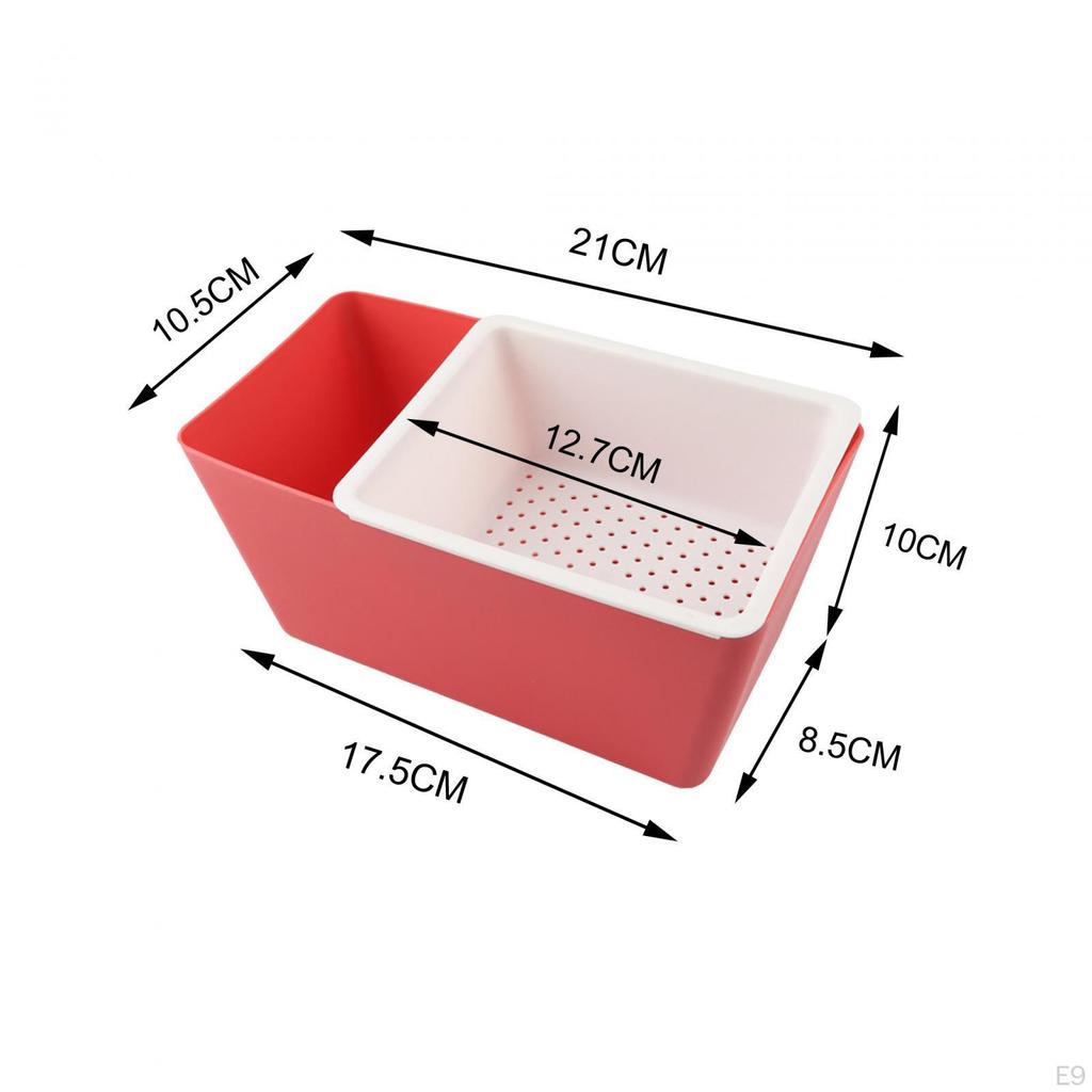 Food Storage Organizer Creative Dried Fruit Plate Double Layer for Living Room Dining Table