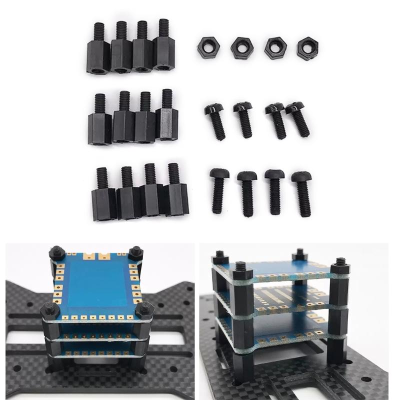 Nylon Screws for FPV Quadcopter Flight Control and ESC Tower Installation M2X5/ M3X6/ M3X8/ M3X10