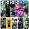 Midoriya Izuku Deku MHA My Hero Soft Cover for iPhone 16 17 Air 15 14 Pro Max 16E Phone Case 13 Mini 12 11 7 SE 8 Print Pattern