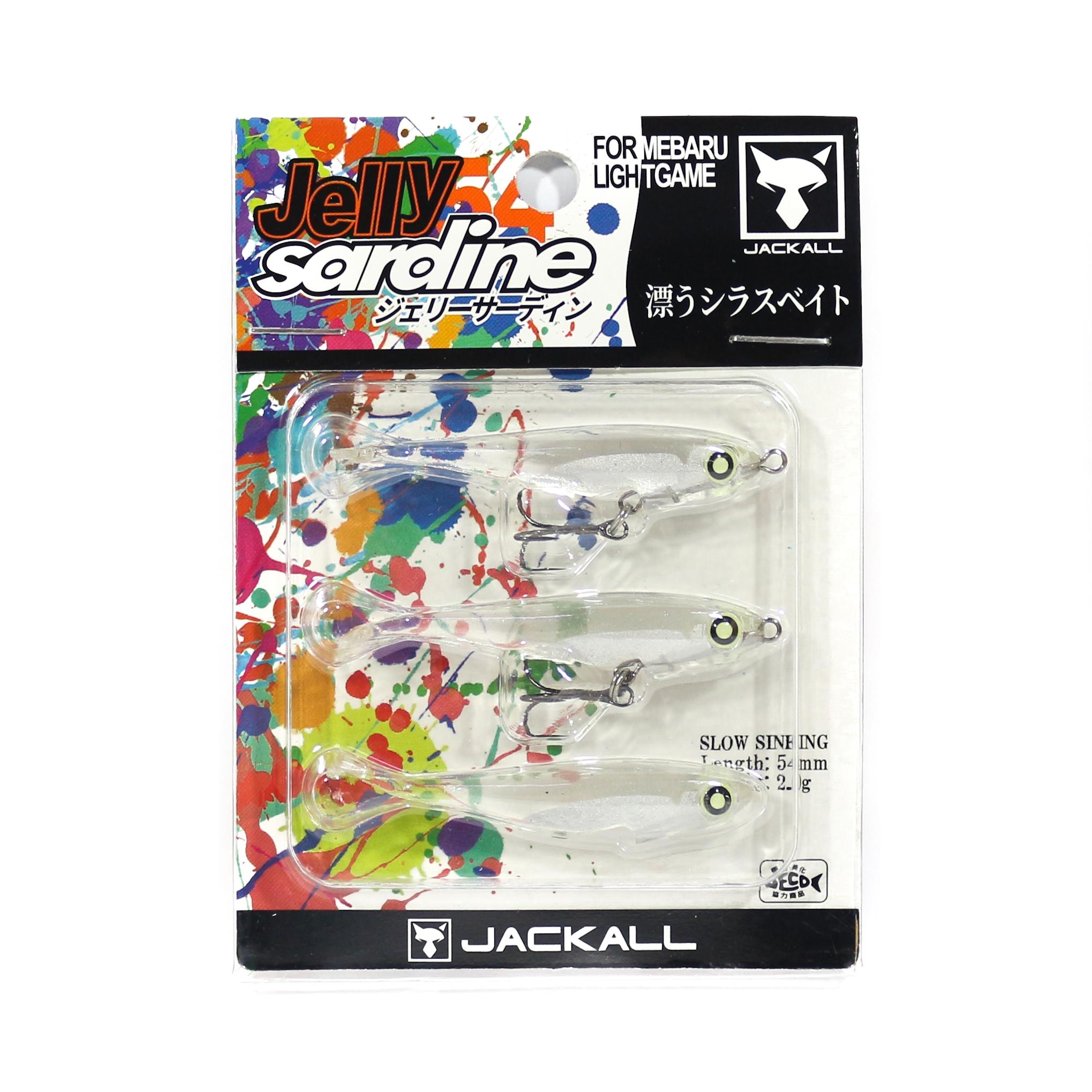 

Тонущая приманка Jackall Jelly Sardine 54 мм Shirasu Belly (1433)