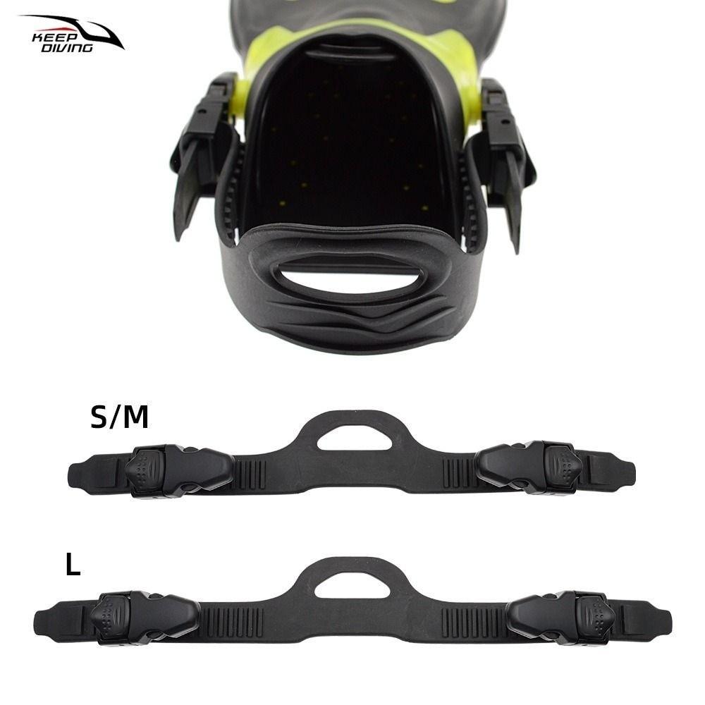 1 Para Regulowanych Płetw Nurkowych Stała Klamra Wymienne Akcesoria SCUBA DIVING KEEP DIVING