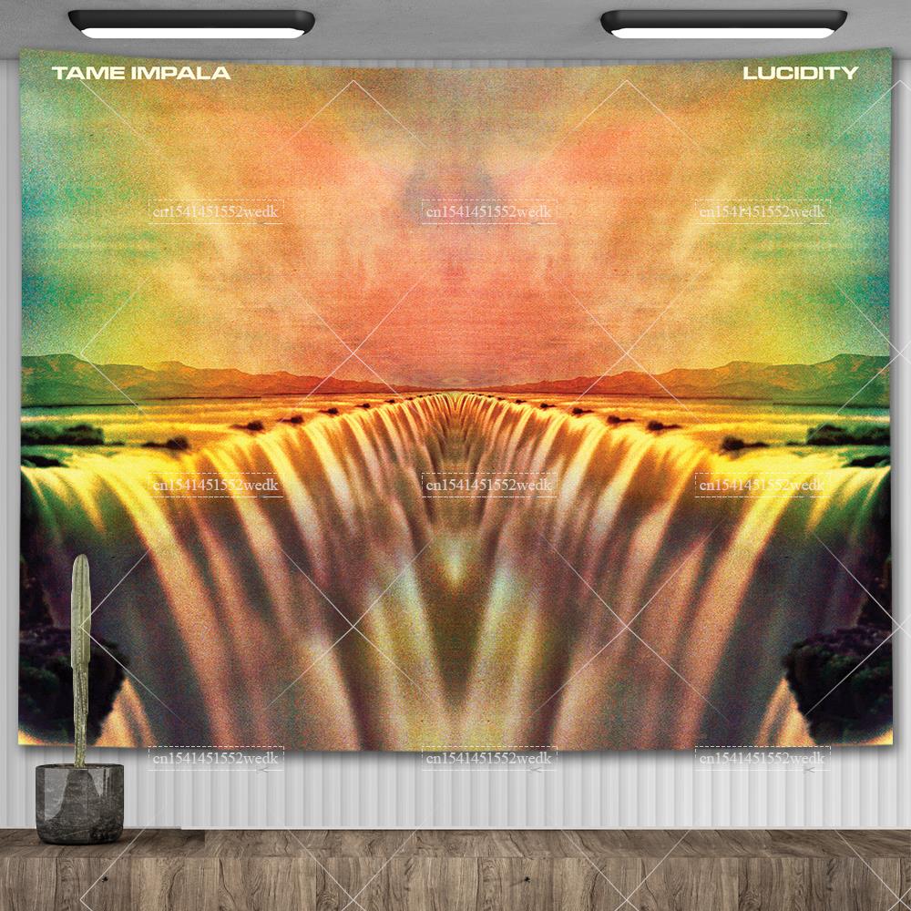 Tame Impala Currents Music Album Posters Wall Hanging Rock Band Poster Meme Tapestries For Bedroom Home Decor Aesthetic Flags