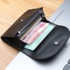 New PU Leather Small For Women Wallet Luxury Envelope Card Holder Brand Designer Multipurpose Zip Coin Cowhide Short Purse 2025