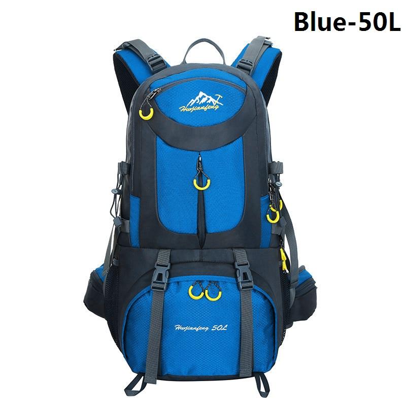 

Рюкзак 5060л для кемпинга на открытом воздухе, походный, для путешествий, альпинизма, однодневные рюкзаки для треккинга Blue-50L,M