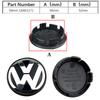 4 SZTUKI 55mm 65mm nakładka na środek felgi do modelarstwa samochodowego emblemat nakrętka piasty pasująca do VW Volkswagen Golf Sharan Passat Tiguan Akcesoria