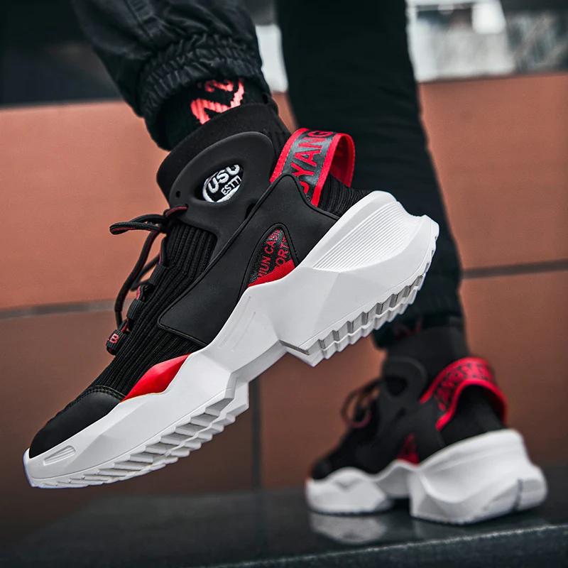 

Обувь Мужские кроссовки для тенниса Мужские кроссовки Дышащие высокие мокасины для пар Обувь Дышащие кроссовки Tides Sport для бега для мужчин 45