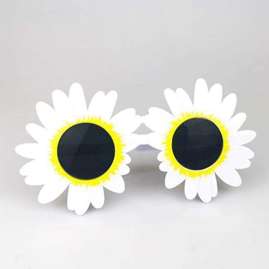 Sunflower Glasses Funny Clown Sunglasses Adults Horror Movie Costume for Summer Beach Pool Party Halloween Cosplay