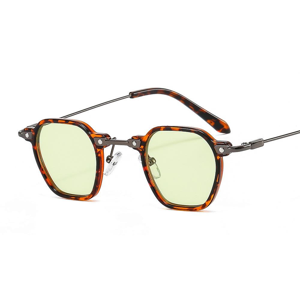 

2025 Small Punk Sunglasses For Women And Men Square Sun Glasses Frames Female Hip-Hop Retro Shades Mirror Gafas De Sol UV400 Other