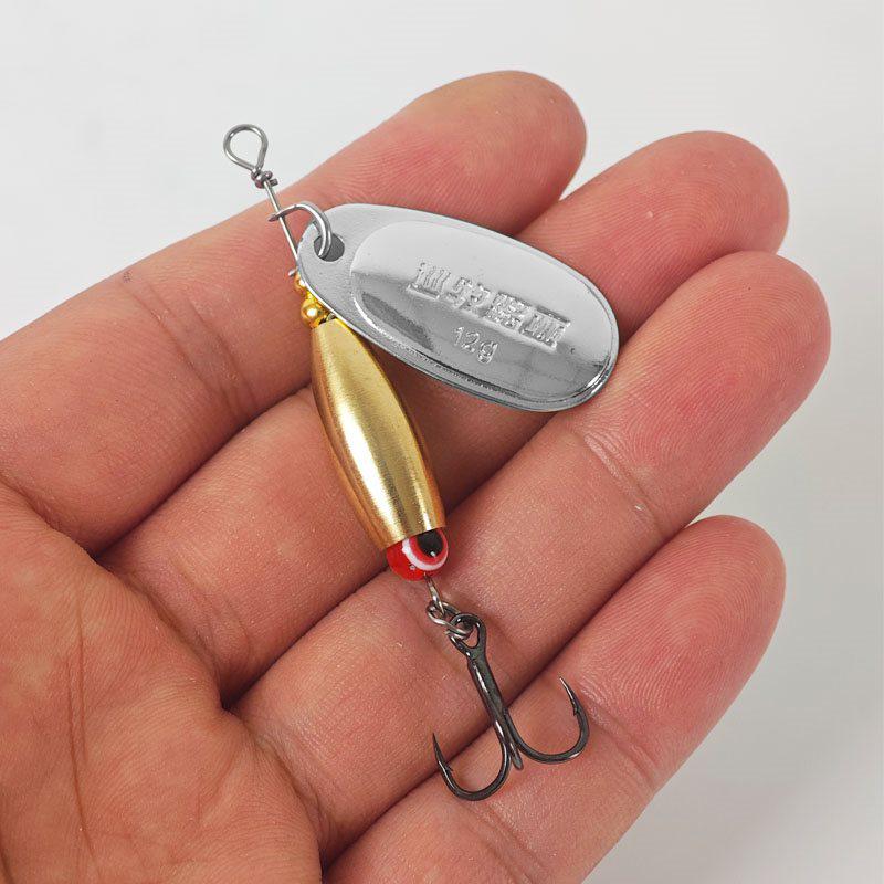 Pastoral Black Pit Rotating Bass Spinner Lure