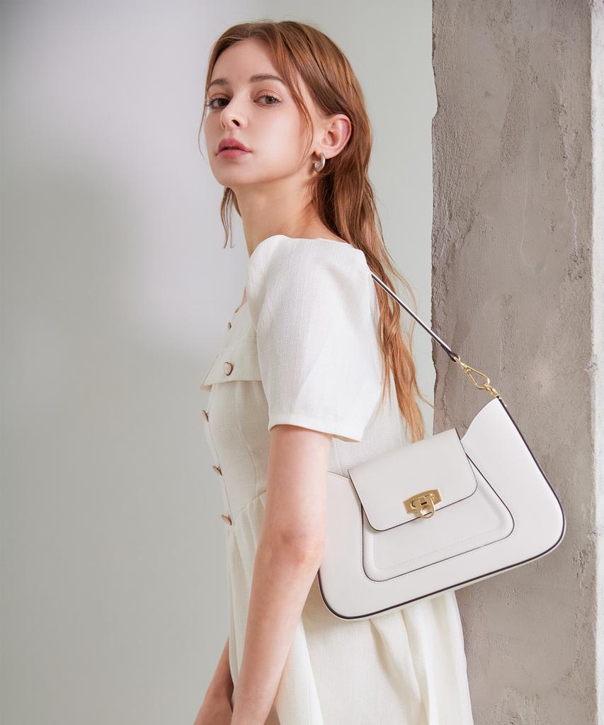 Banabana Cowhide Esme C Shoulder & Crossbody Bag
