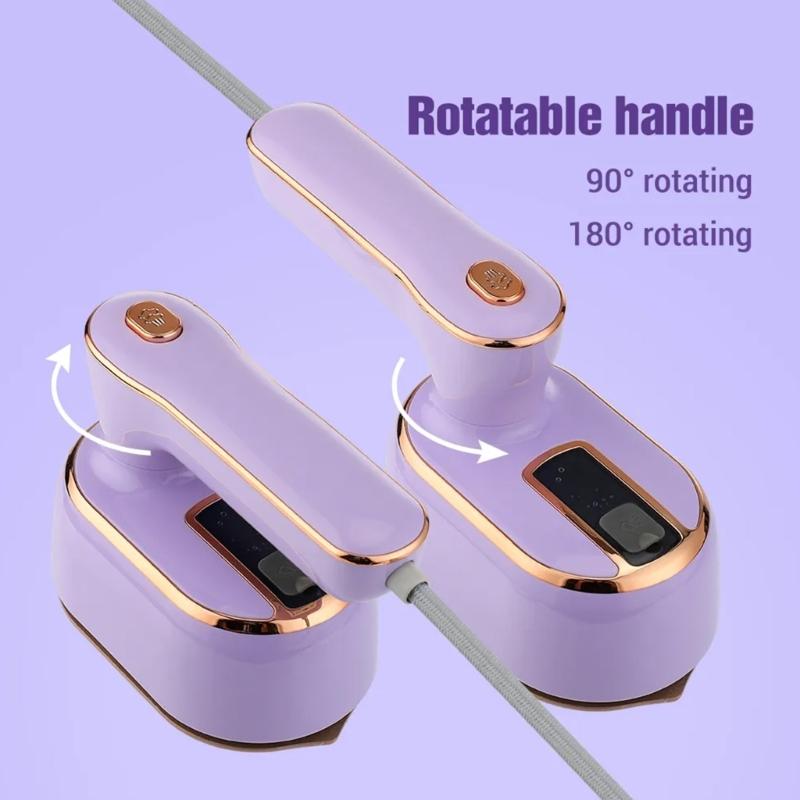 Handy Foldable Ironing MachineDevice Portable Garment Steamer Handheld Iron for Quick Fabric Steam RefreshsClothes 100ml