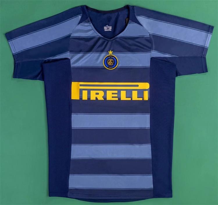 

Reengraved 04-05 season Serie A Inter retro old jersey, Adriano Zanetti Veron football jersey S