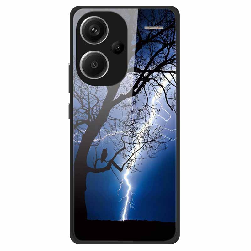 For Redmi Note 13 Pro Plus 5G Case Pro+ Tempered Glass Hard Fundas for Xiaomi Redmi Note 13 Pro Note13 5G Cover Coque Luxury