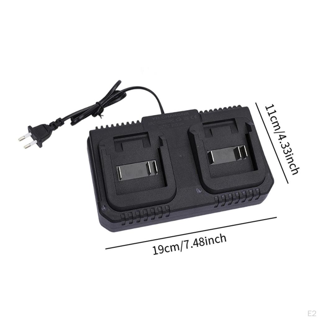 21V Lithium Battery Charger Fast Charging for Impact Drivers Wrenches 1.2A