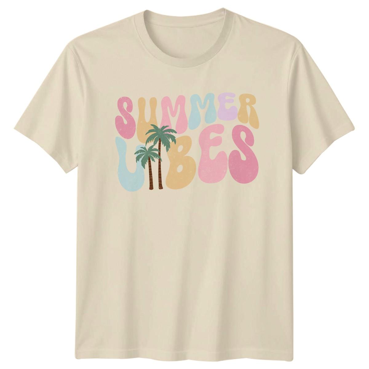 Summer Vibes T-Shirt Beach Tropical Gift For Him And Her S