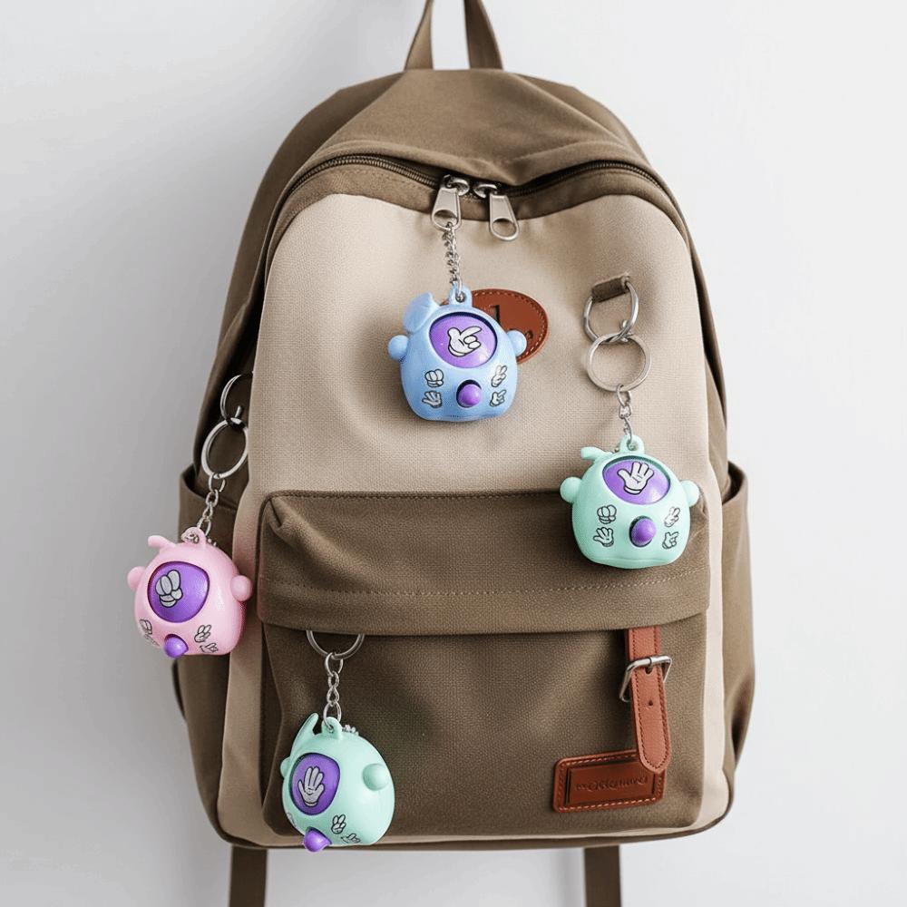 10 Pcs Sensory Fidget Toys Mini Guessing Game Mini Pop Keychains  Kids Birthday Party