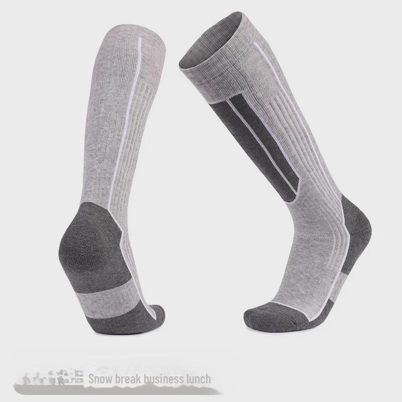Kids' and Adults' Merino Wool Ski Socks: Thick, Long, Seamless, Ideal for Outdoor Sports