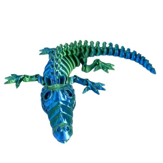 3D Printed Dinosaur Figurine Movable Joints Tyrannosaurus Mosasaur Stegosaurus Ankylosaur Pterosaur Velociraptor Model Stress Relief Dino Fidget Toy