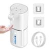 Automatic 4 Gear Automatic Foam Soap Dispenser 380ml Touchless Smart Display Wall Mount USB Rechargeable for Bathroom Kitchen