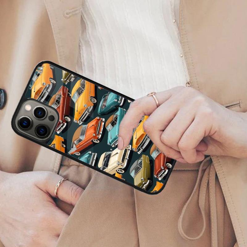 RETRO CLASSIC CARS Magnetic Phone Case For APPLE iPhone 17 Air 16 14 13 12 Pro Max 15 Plus Wireless Charge With MagSafe Cover