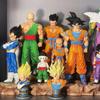 Anime Dragon Ball Kids Krillin Son Gohan Trunks Action Figures PVC Model Collection Desktop Decoration Toys Kids Birthday Gifts