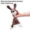Plush Donkey Dog Toy Interactive Squeaky Dog Chew Toy Stuffed Animal Puppy Teething Toy for Small Medium Dogs