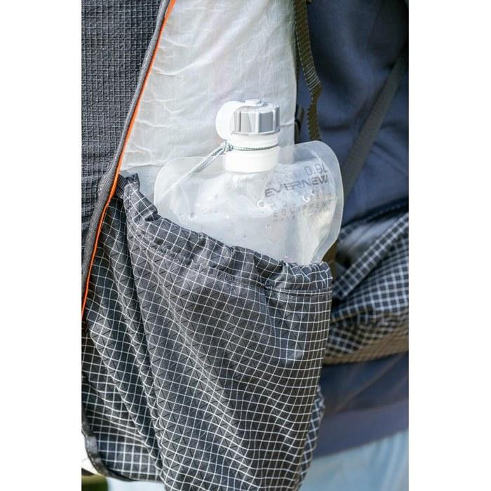 [Evernew] Bidon na wodę 900 ml Szary EBY667 Przezroczysty 900 ml