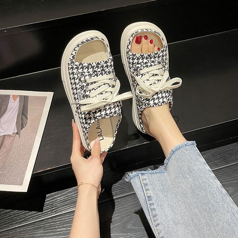 

Летние холщовые полушлепанцы для женщин 39