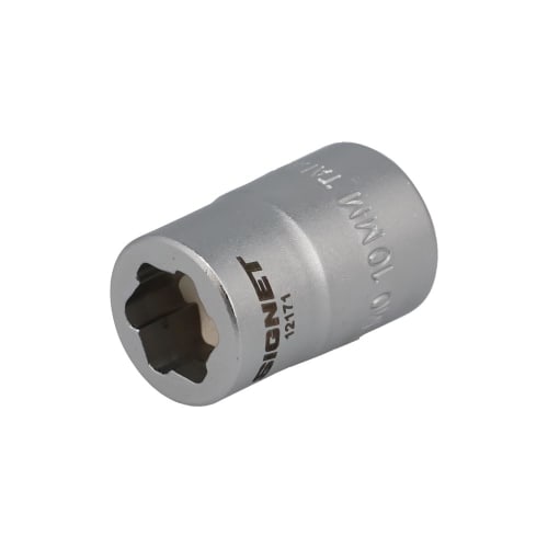SIGNET 3/8" DR Bolt Remover Socket, 10mm, 12171