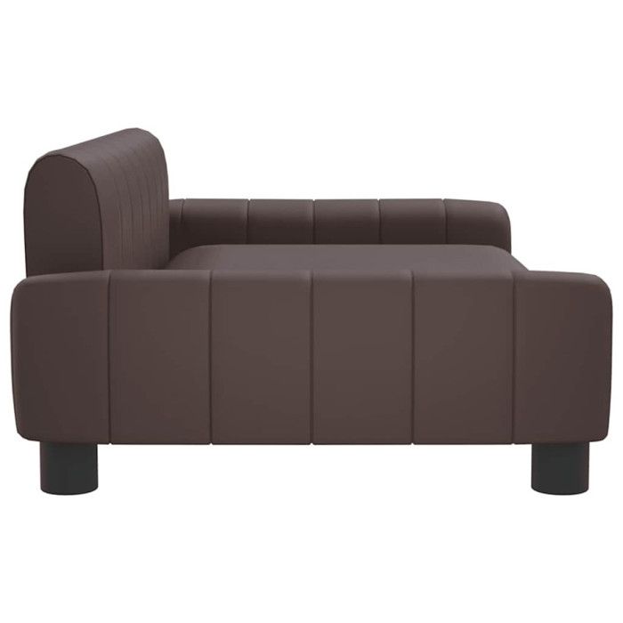 VidaXL Lit pour chien marron 90x53x30 cm similicuir 171854