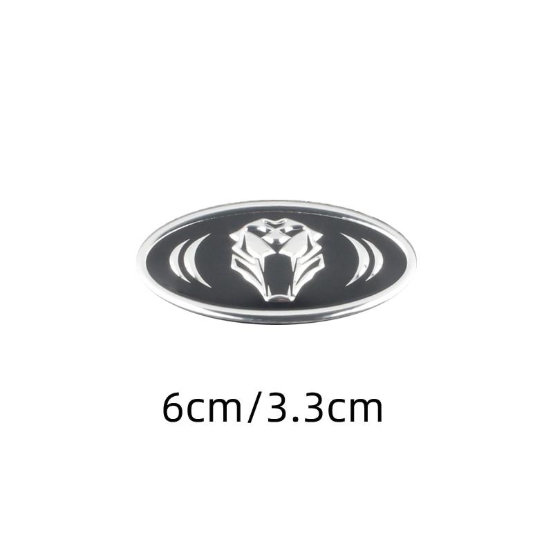 6x3.3cm Car Steering Wheel Center Emblem Badge Sticker for KIA Stinger Sportage KX3 Ceed K7 K5 K3 R Forte Rio Soul Accessories