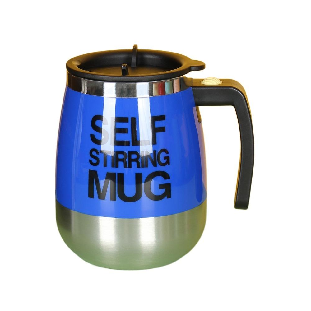 Large Capacity Magnetic Mixing Mug Thermal Insulation Rotating Blender Cup  Milk Blending