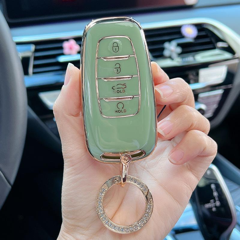 Protective Key Case for FAW Hongqi H5/H9/E-HS9/EQM5 Models - Unisex