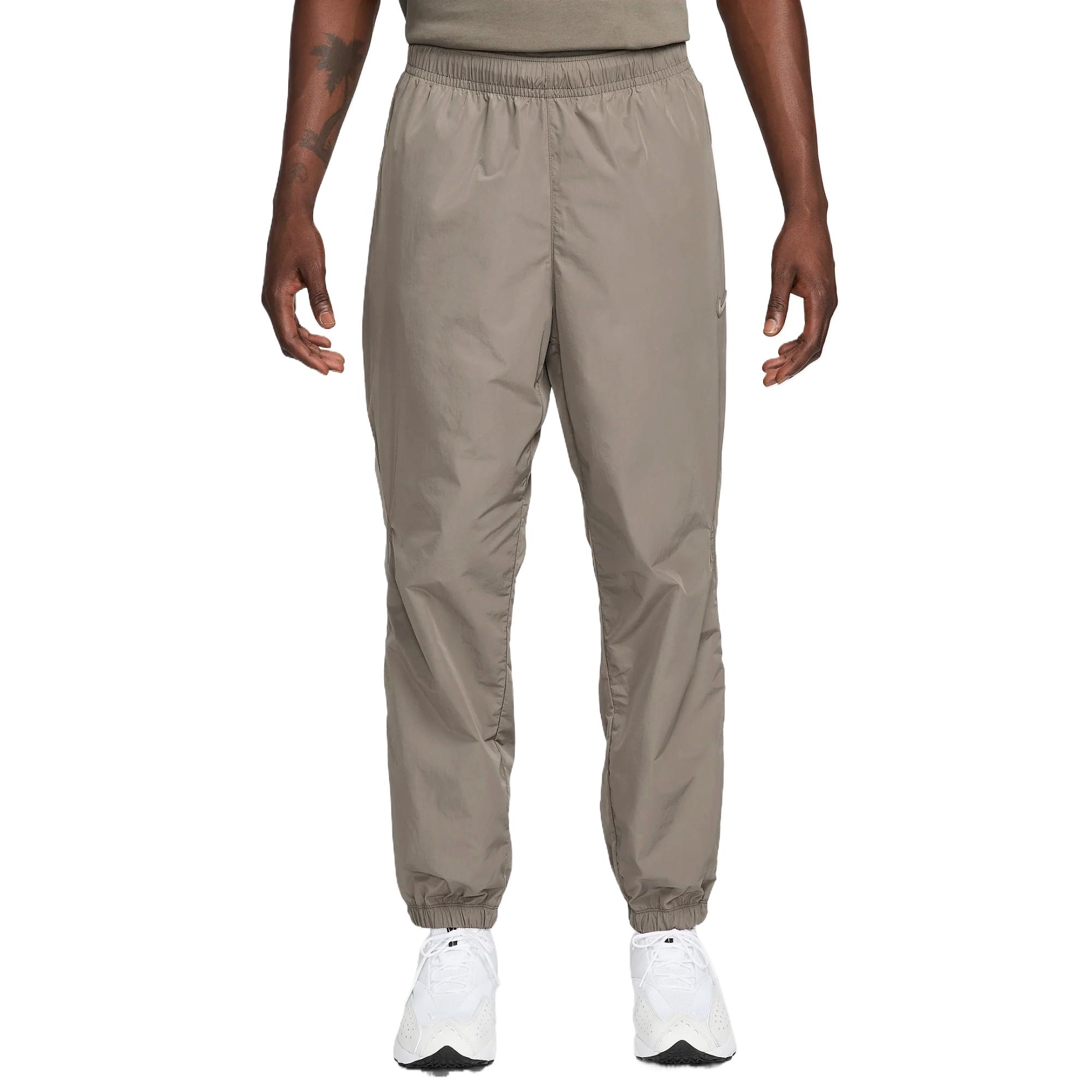 

Nike Logo Cuffed Sports Woven Casual Pants Unisex bottoms Olive-Gray FN7669-040 M