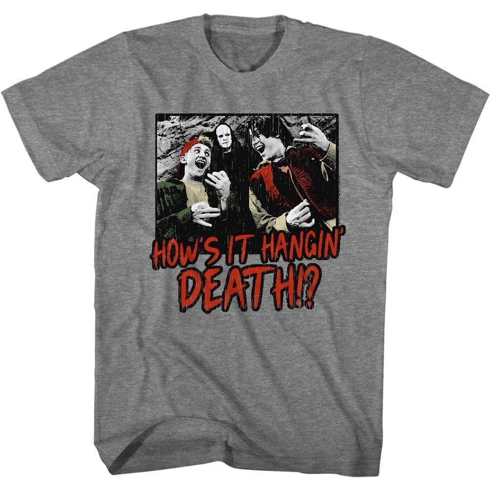 

Bill & Ted s Bogus Journey Movie How s It Hangin Death Men s T shirt M