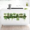 Topfpflanzenregal Wandaufkleber Wasserdichtes PVC Selbstklebend Wohnzimmer Schlafzimmer Homeoffice Topfpflanzen