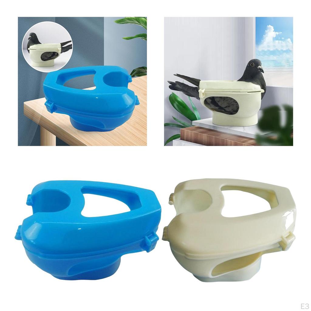 Pigeon Bracket Plastic Mounting Accessory Fixed Frame Feeding Rack for Pet Bird Dove