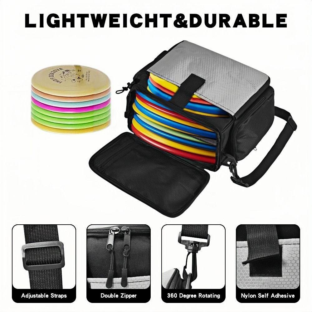 Lightweight Disc Storage Bag Waterproof Disc Golf Beginner Bag  Disc Golf Sports