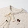 French Autumn/Winter Lace Tie Knit Cardigan - Women's Cozy Korean Style Trendy Knit Top