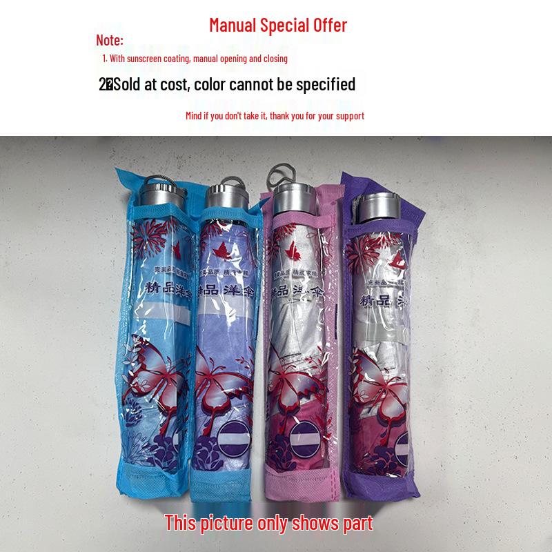 Women's Mini Pocket Folding Umbrella - High-End Sunscreen & Sunshade, Rain or Shine