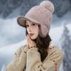 Autumn and Winter Velvet Warm Cap Casual Windproof Ear Protection Hat Outdoor Cold Proof Wool Hat New