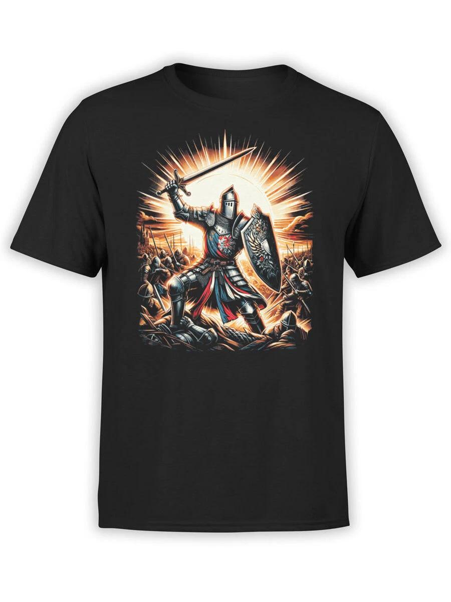FANTUCCI Knight T-Shirt Collection | Dawn of Valor Knight T-Shirt | Unisex L