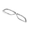 Chrome Tail Throat Trim Frame For Mercedes For Benz GLC Class X254 W254  2024 2025 Rear Bumper Cover Decoration