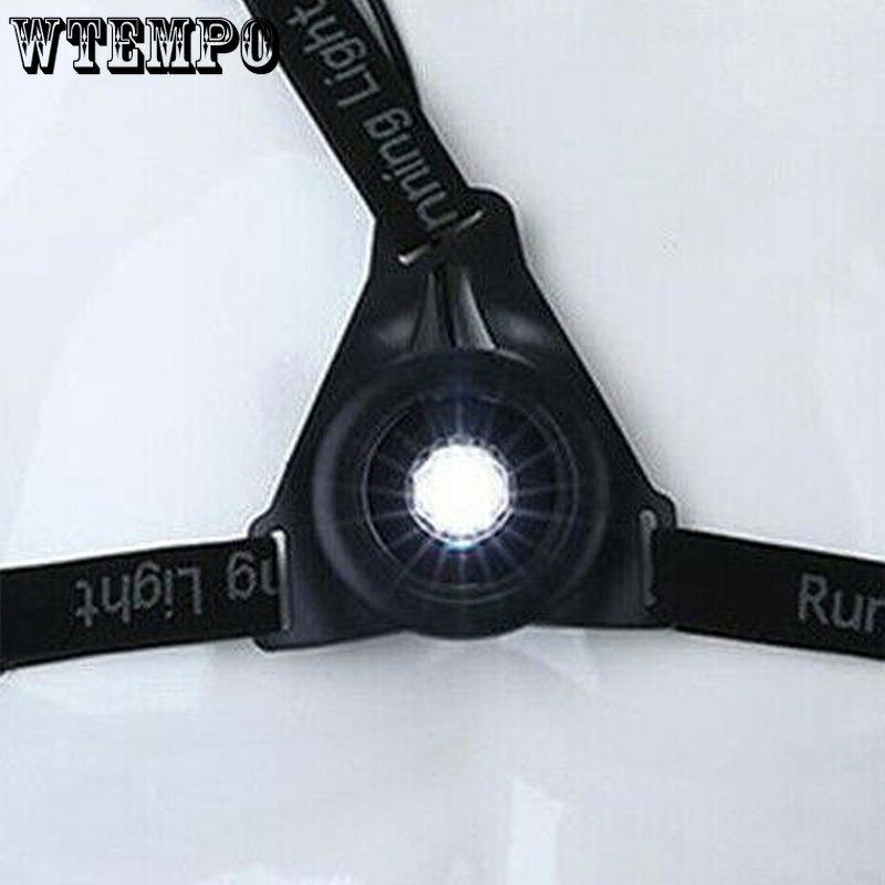 2PCS Outdoor Exercise Lighting Lamp USB Charging Chest Lamp Riding Lamp Mountain Climbing Camping Lamp Night Running Lamp