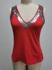 2026 Summer Women's Solid Sequined Sleeveless Vest Top